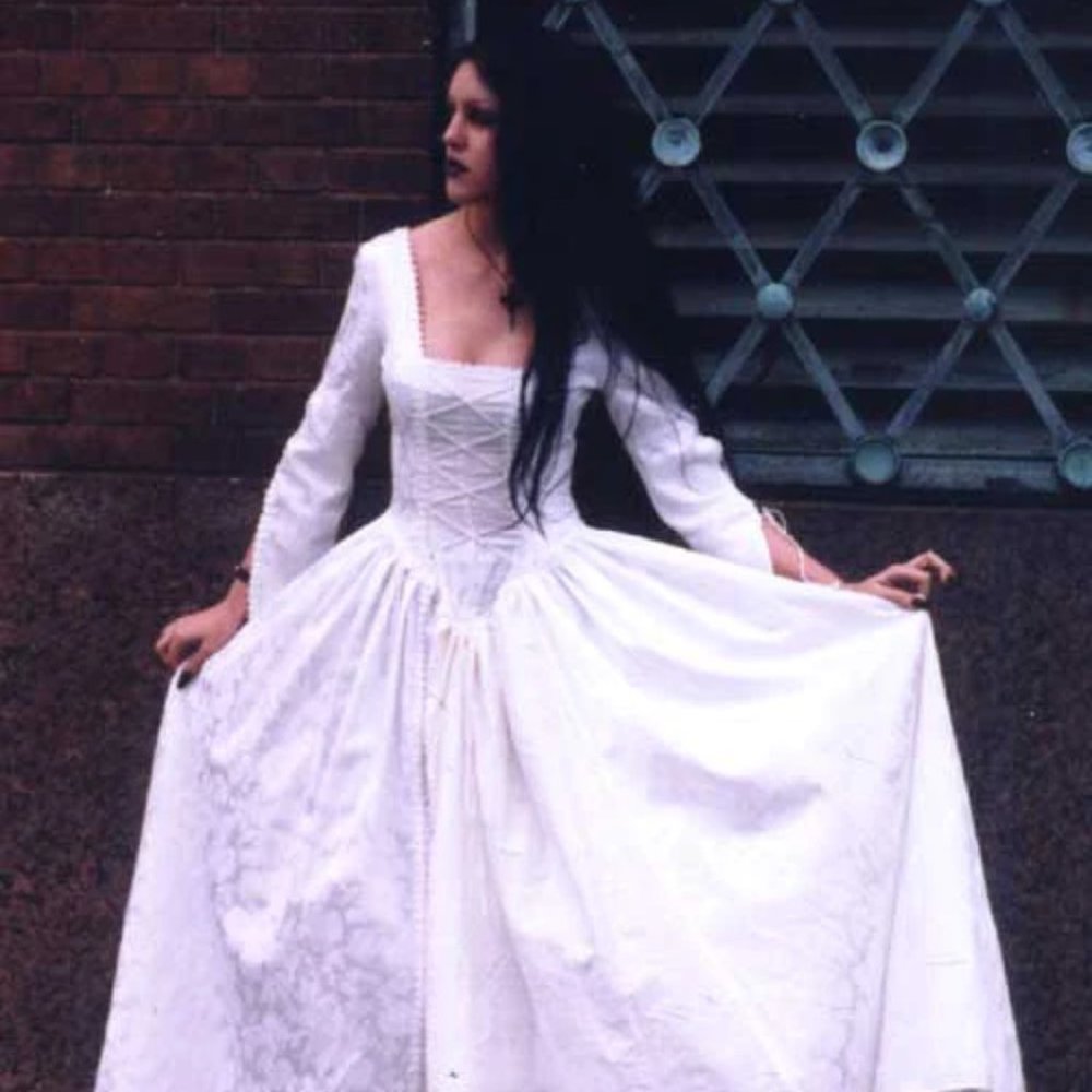 Jeannie Nitro "Merry Maiden" gothic wedding renaissance dress